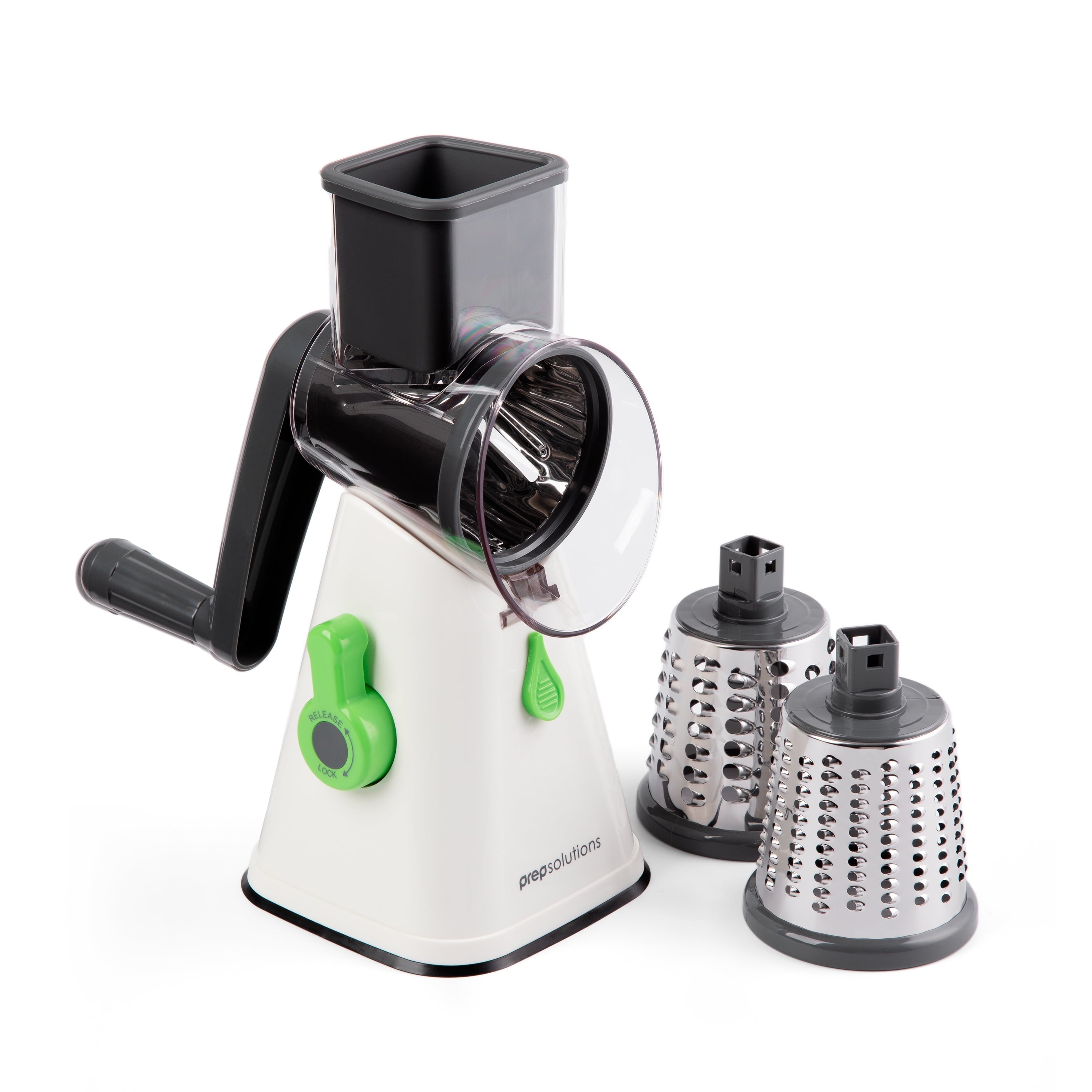 Premium Kitchen Manual Rotary Grater & Slicer - Kitchen Gadget Tool for Quick Food Prep - Default Title