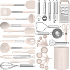 High-Precision Silicone Cooking Utensils Set - Heat Resistant Silicone Kitchen Utensils for Cooking, Kitchen Utensil Spatula Set,BPA... - Heavy Duty Stainless Steel Kitchen Shears - Default Title