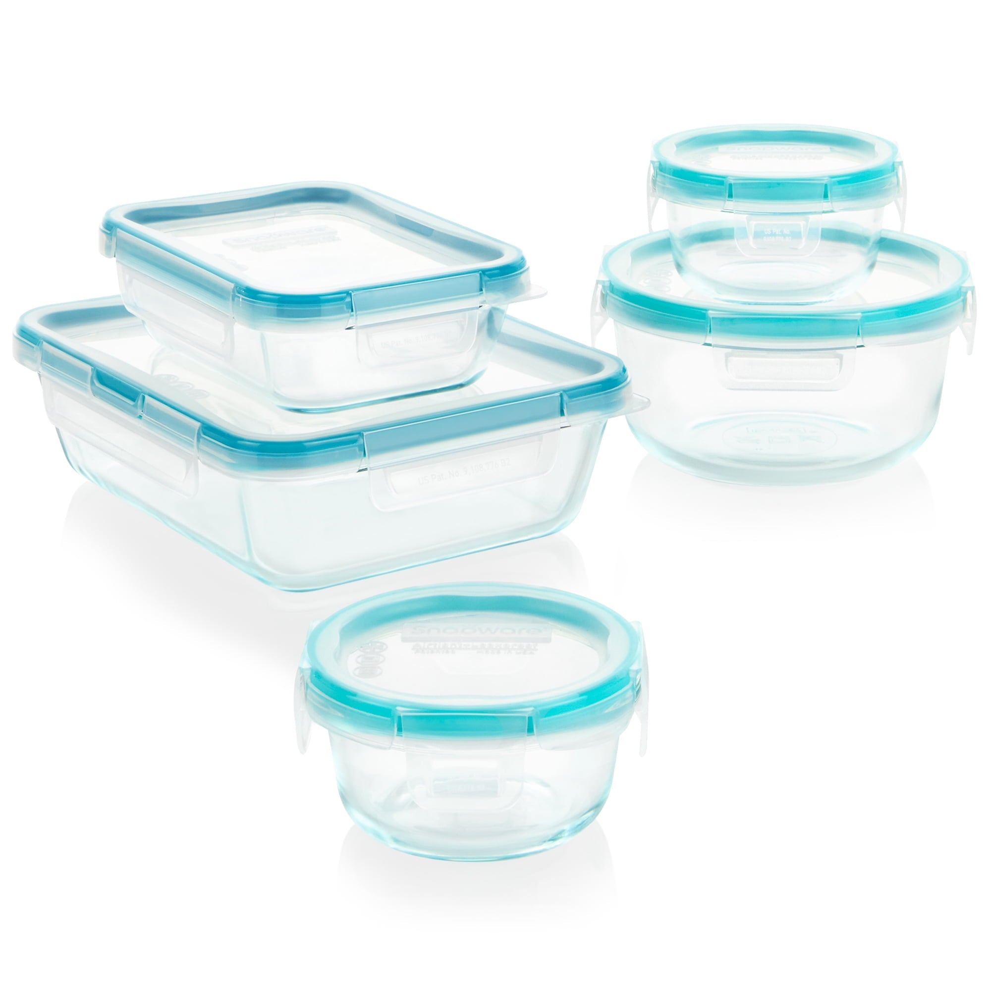 Sweet Treat Shaped Glass Storage Set, 10 Piece - Squishy Dohnut Sweet Treat Shaped Stress Toy - Default Title
