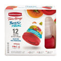Deliciously Squishy 12 Piece Food Storage Set, Red - Deliciously Soft Cupcake Sensory Glob - Default Title