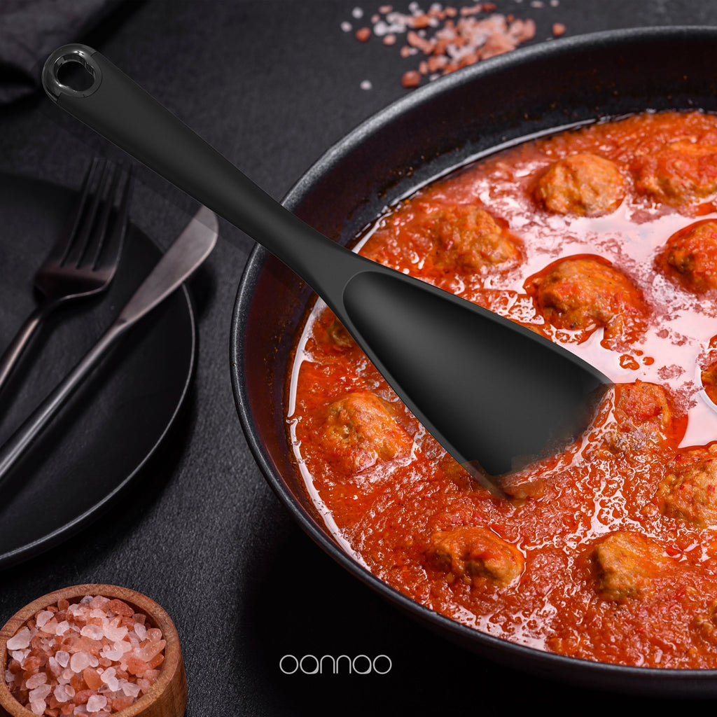 Ergonomic Cooking Silicone Kitchen Utensils Set, 600°F Heat Resistant Silicone Cooking Utensils, Spatula, Spoon, Whisk, Tongs, Kitchen ... - Durable Turner & Ladle Utensil Set for Home Chefs Detail