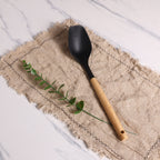 Professional Grade with Bamboo Handle, Ideal for Cooking , 13in L - High-Precision Culinary Tool for Baking & Cooking Detail