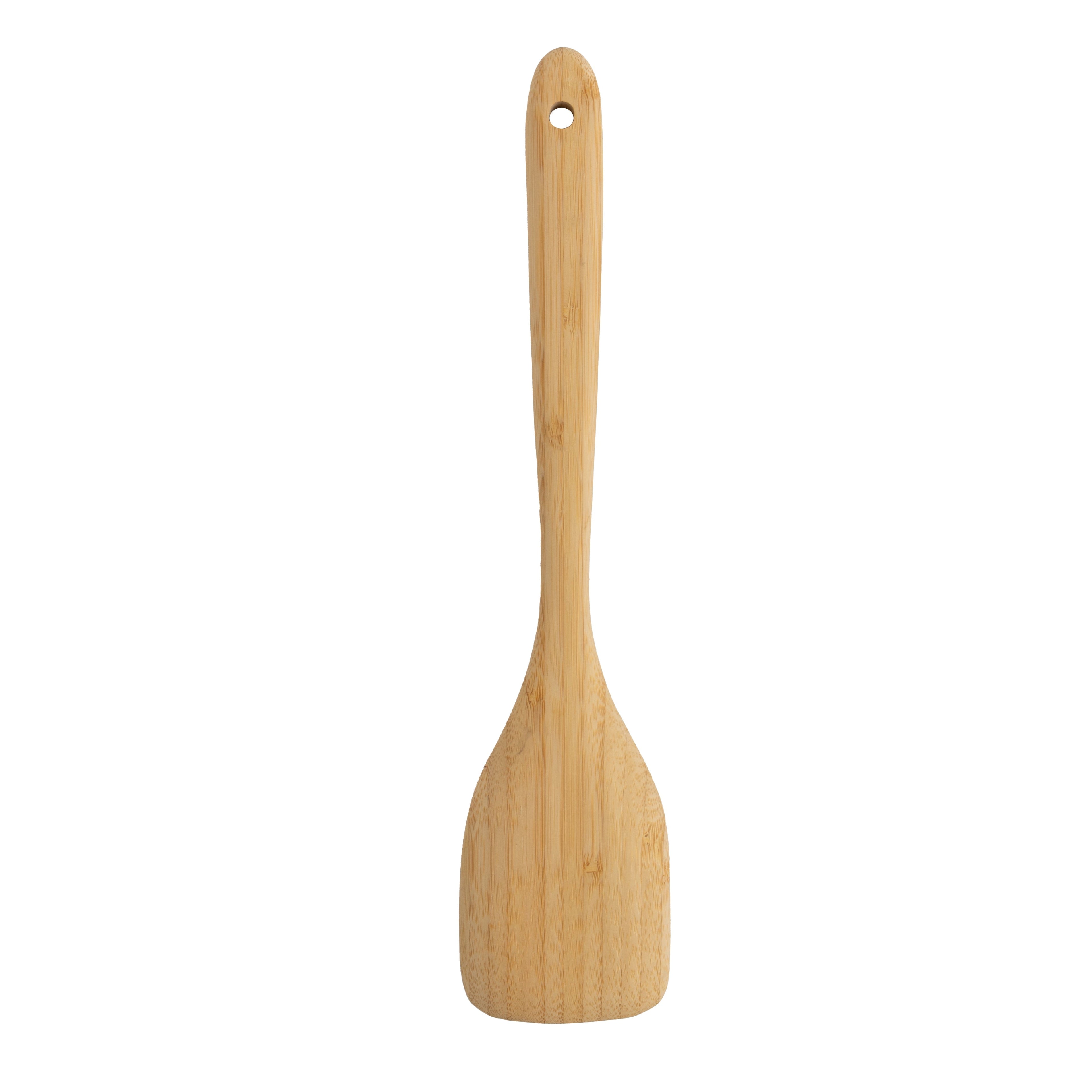 Durable Steel Bamboo Turner, Crafted , Cooking and Kitchen, 12.99 x 2.67 x 0.59 inch. - High-Precision Culinary Tool for Baking & Cooking Detail