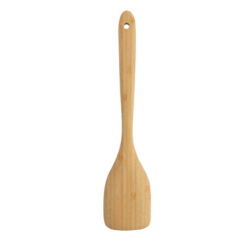 Durable Steel Bamboo Turner, Crafted , Cooking and Kitchen, 12.99 x 2.67 x 0.59 inch. - High-Precision Culinary Tool for Baking & Cooking Detail