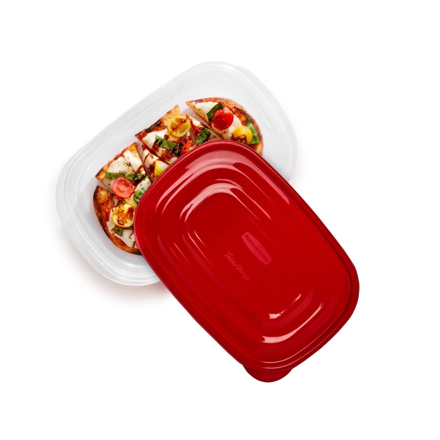 Fun Food Fidget 4.0-Cup Rectangle Food Storage Containers, Ruby Red, 3 pack - Fun Food Fidget Cookie Squishable Toy Detail