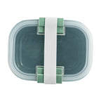 Playful Geometric Food Storage Snack Container, Plastic, Rectangle, Green, 19oz Capacity, Best Used for On-the-Go Snacks and Small Port... - Fun Food Fidget Cookie Squishable Toy Detail