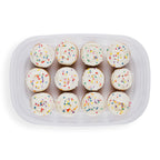 Sweet Treat Shaped 1 Gallon, 2 Packs, Red, Large Rectangular Plastic Food Storage Containers - Fun Food Fidget Cookie Squishable Toy Detail