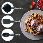 Non-Stick Safe 36 Piece Kitchen Gadget Set with Kitchen Cooking Utensils, and Drawer Organizer, Black - Ergonomic Kitchen Tongs and Cooking Spoon Utensil Detail