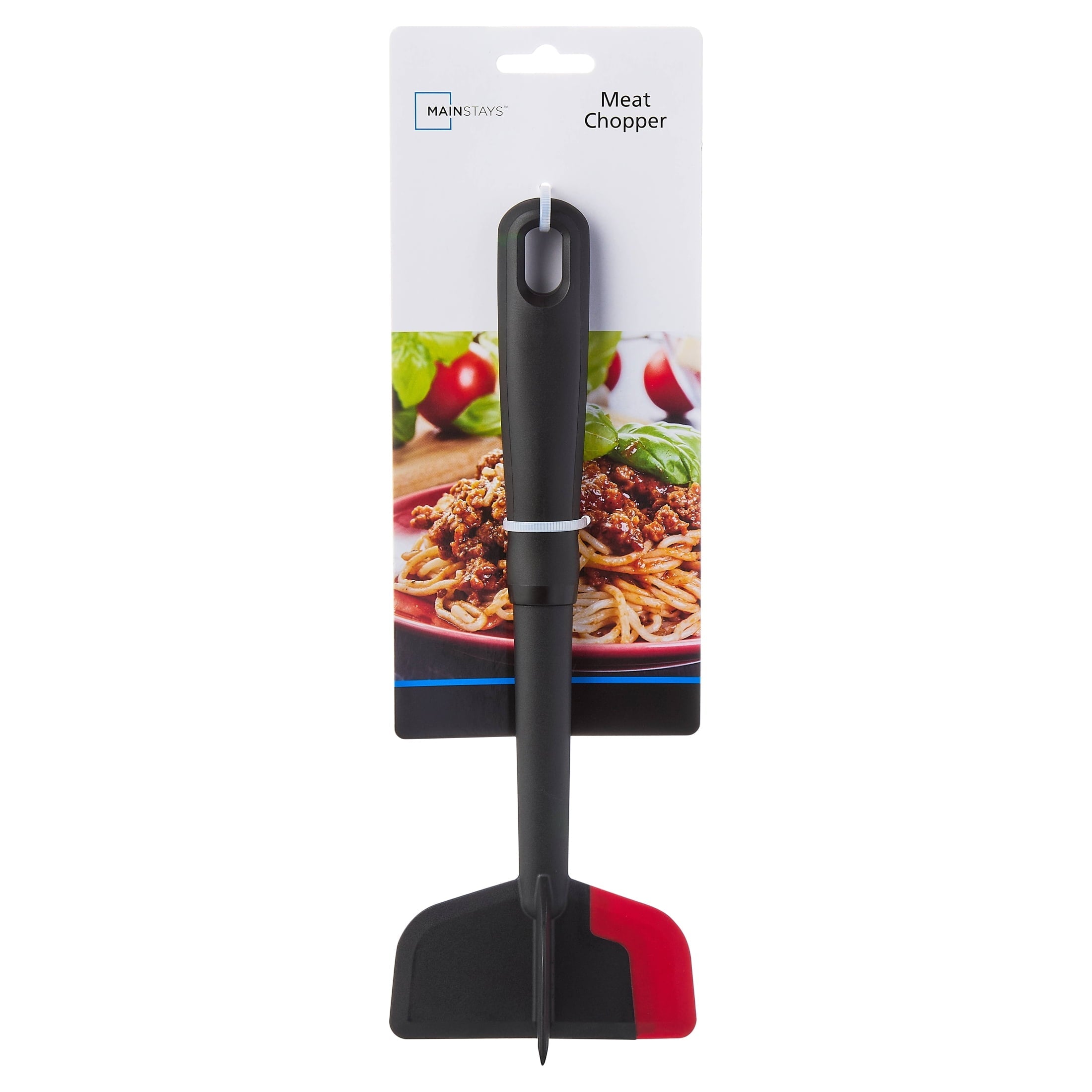 Premium Kitchen Silicone Meat Masher and Chopper, Black - Multi-Functional Manual Food Chopper & Slicer Detail