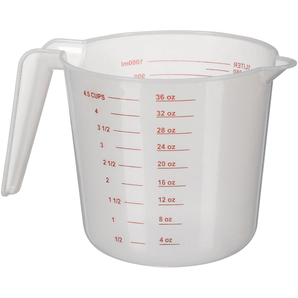Time-Saving (12 pack) 4 Cup PP Plastic Measuring Cup, 32 oz, Clear - Innovative Kitchen Helper for Modern Cooking Detail