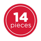 Multi-Functional Metal Shaped Cookie Cutters Set, 14 Pieces - Kitchen Gadget Tool for Quick Food Prep Detail