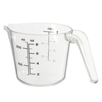 Multi-Functional 1 Cup Large Spout Plastic Measuring Cup, Clear - Kitchen Gadget Tool for Quick Food Prep Detail