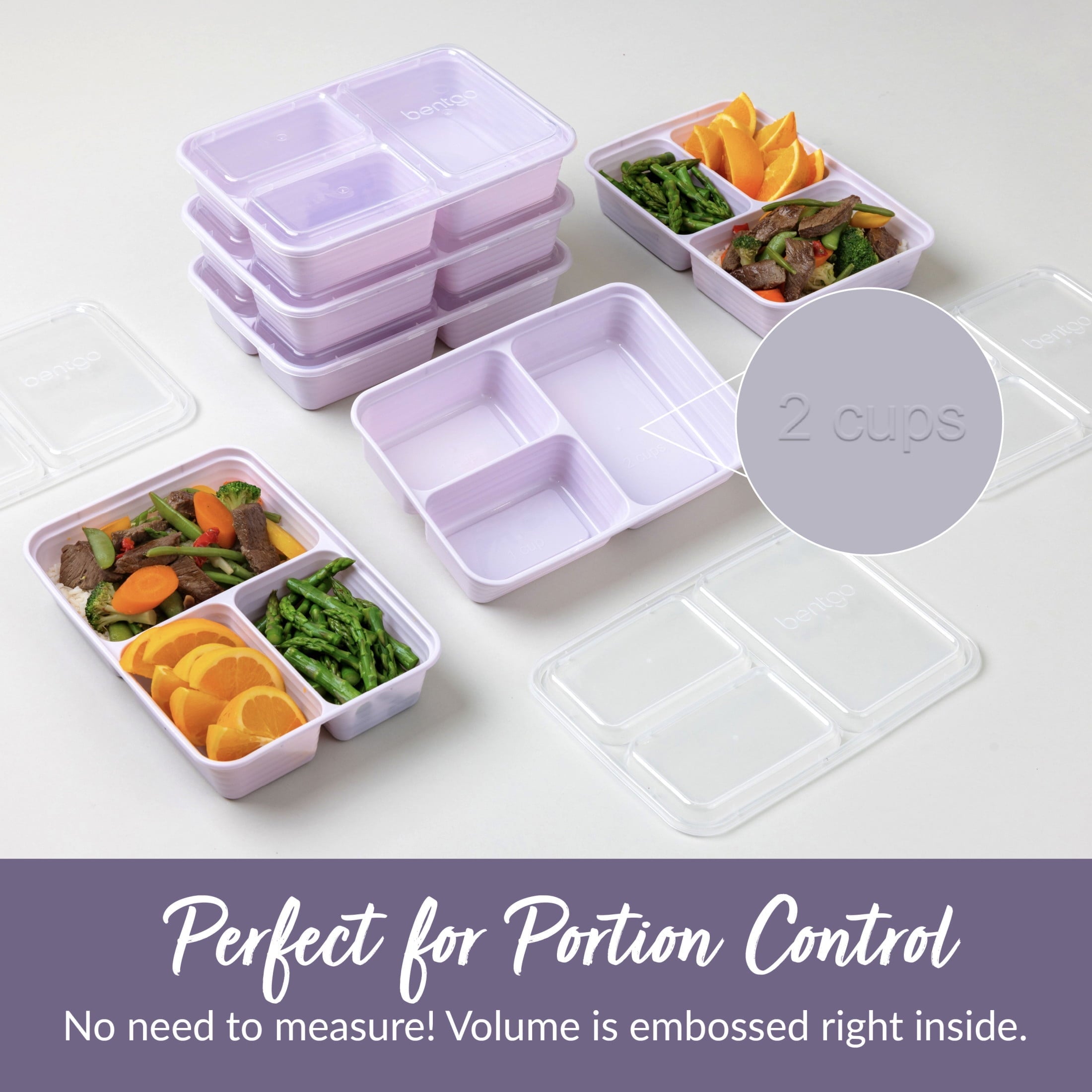 Fun Food Fidget 3-Compartment Meal Containers with Lids, PFAS & BPA Free Materials, Durable, Microwave, Freezer, & D... - Squishy Dohnut Sweet Treat Shaped Stress Toy Detail