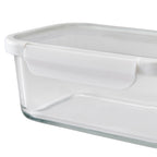 Whimsical Doughnut 4Cup Rectangle Glass Food Storage Container with Tritan Lid. Set of 2, 4 Pieces, Designed to H... - Deliciously Soft Cupcake Sensory Glob Detail