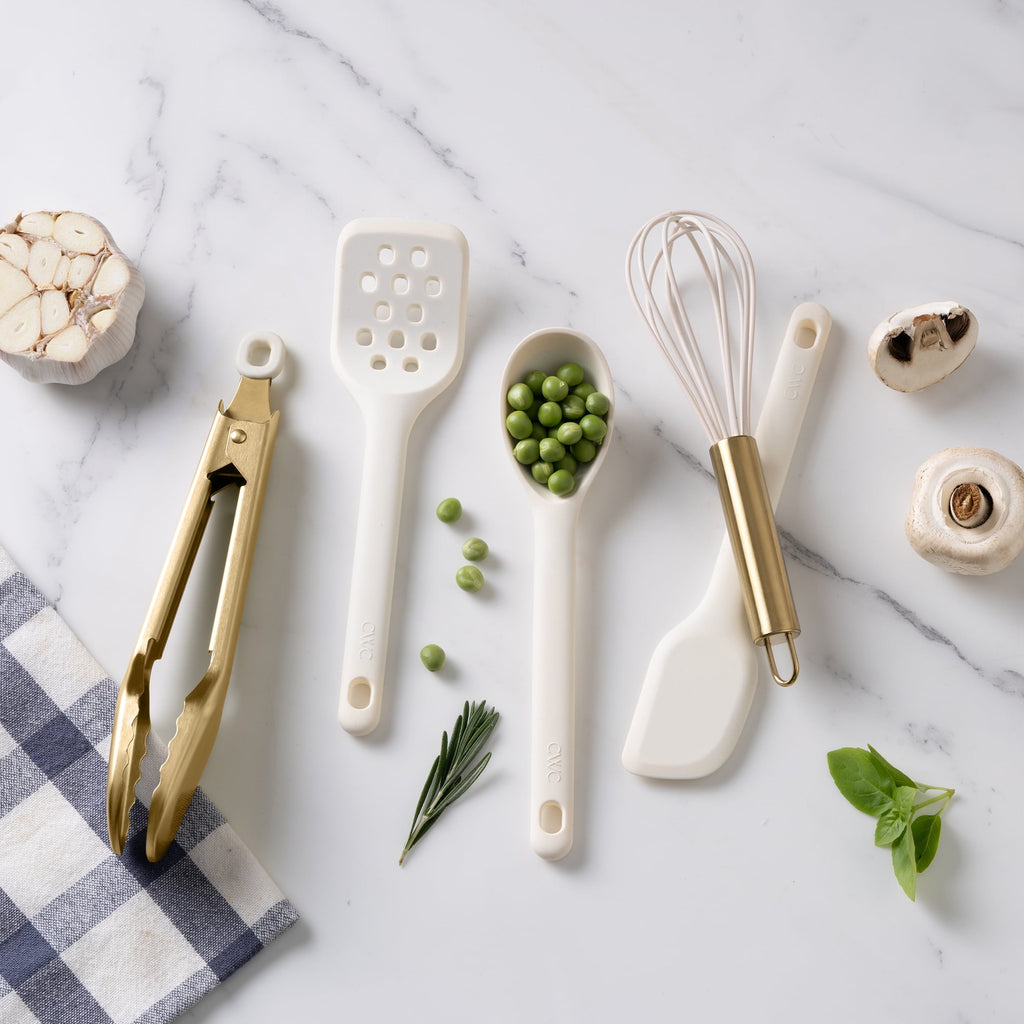 Chef-Quality 5-Piece Mini Silicone Utensil Set Durable & Nonstick Safe - High-Precision Culinary Tool for Baking & Cooking Detail