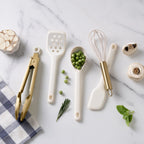 Chef-Quality 5-Piece Mini Silicone Utensil Set Durable & Nonstick Safe - High-Precision Culinary Tool for Baking & Cooking Detail