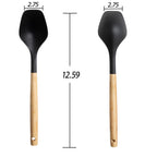Professional Grade with Bamboo Handle, Ideal for Cooking , 13in L - High-Precision Culinary Tool for Baking & Cooking Detail