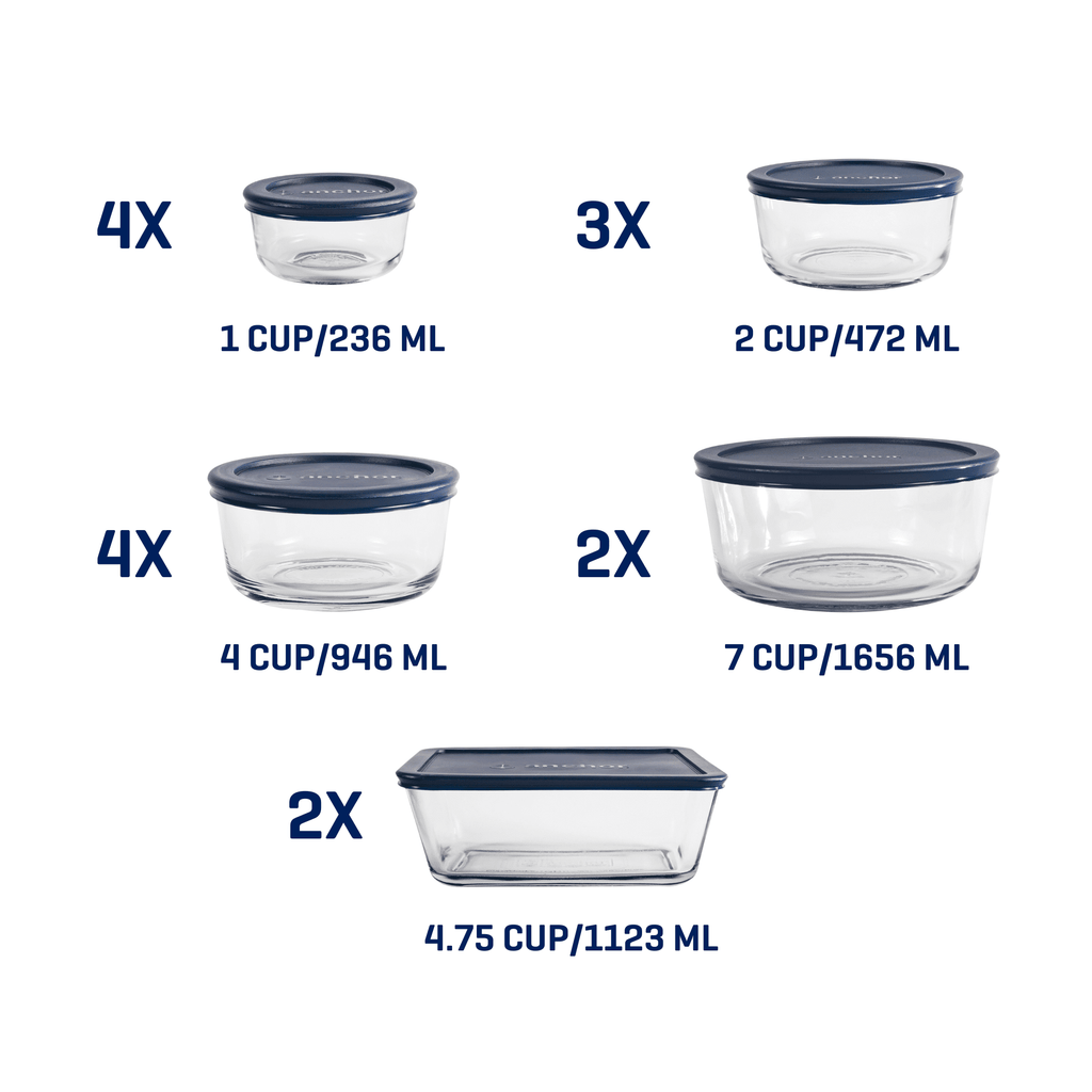 Deliciously Squishy Glass Food Storage Containers with SnugFit Lids, 30 Piece Set - Squishy Dohnut Sweet Treat Shaped Stress Toy Detail