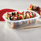 Deliciously Squishy Food Storage Containers, 16 Piece Set - Playful Star & Heart Shaped Geometric NeeDoh Detail
