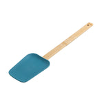 Ergonomic Cooking 9-Piece Bamboo Gadgets Kitchen and Cooking Utensil Sets, Blue - Ergonomic Kitchen Tongs and Cooking Spoon Utensil Detail