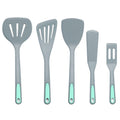 High-Precision 5 Pieces Silicone Spatula Set, Non-Stick Silicone Turner Spatulas, Heat Resistance Cooking Utensils, Fli... - Multi-Purpose Hand Tool for Daily Meal Prep - Default Title