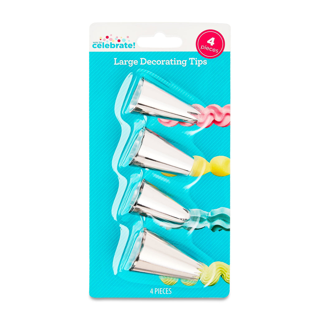 Multi-Functional Large Decorating Tips, 4 Pieces - Multi-Functional Manual Food Chopper & Slicer Detail