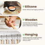 Ergonomic Cooking Silicone Cooking Utensils Set with Holder, 44 PCS Kitchen Utensils Set, Silicone Kitchen Gadgets Spatulas Set for Non... - Durable Turner & Ladle Utensil Set for Home Chefs Detail