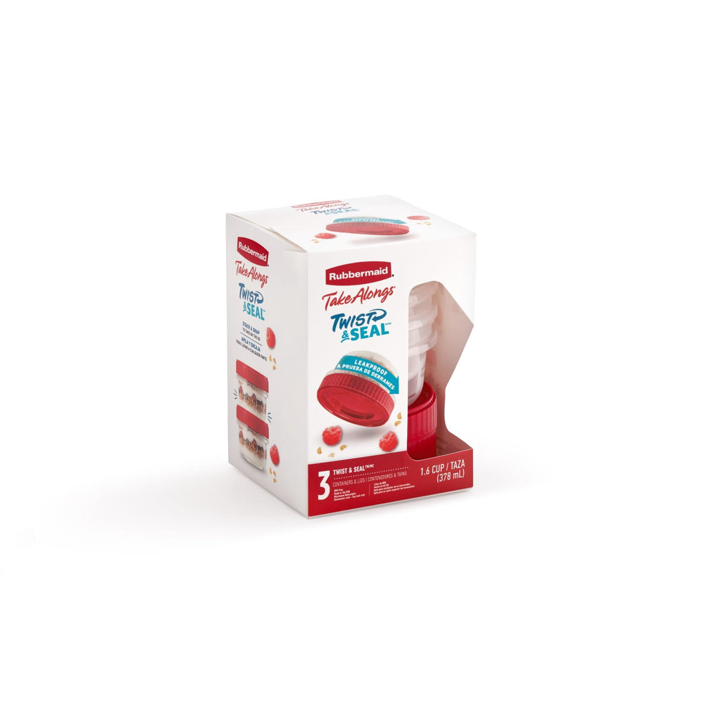 Playful Geometric (3 pack) & Seal 1.6-Cup Food Storage Containers, Ruby Red, 3 pack - Squishy Dohnut Sweet Treat Shaped Stress Toy Detail