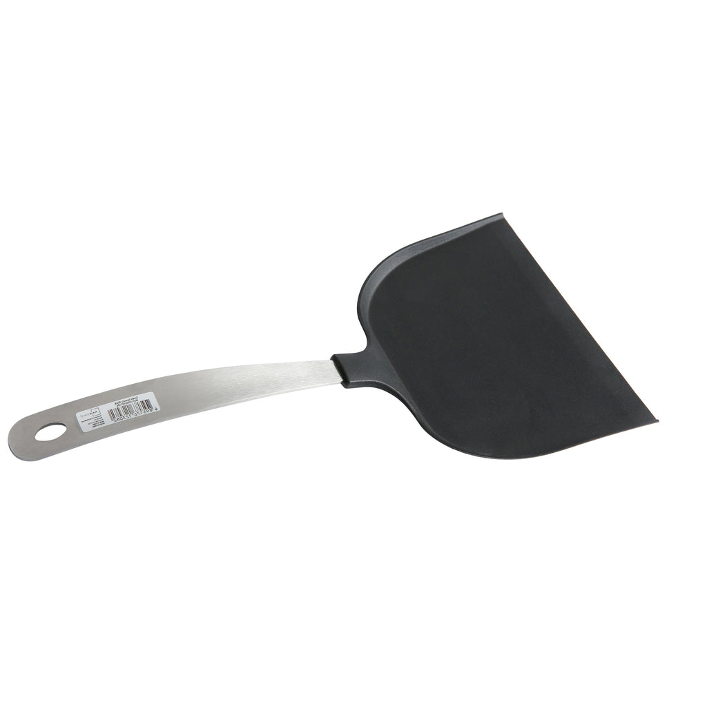 Heavy Duty Jumbo Baking 12.8 in Stainless Steel Nylon Kitchen Spatula - High-Precision Culinary Tool for Baking & Cooking Detail