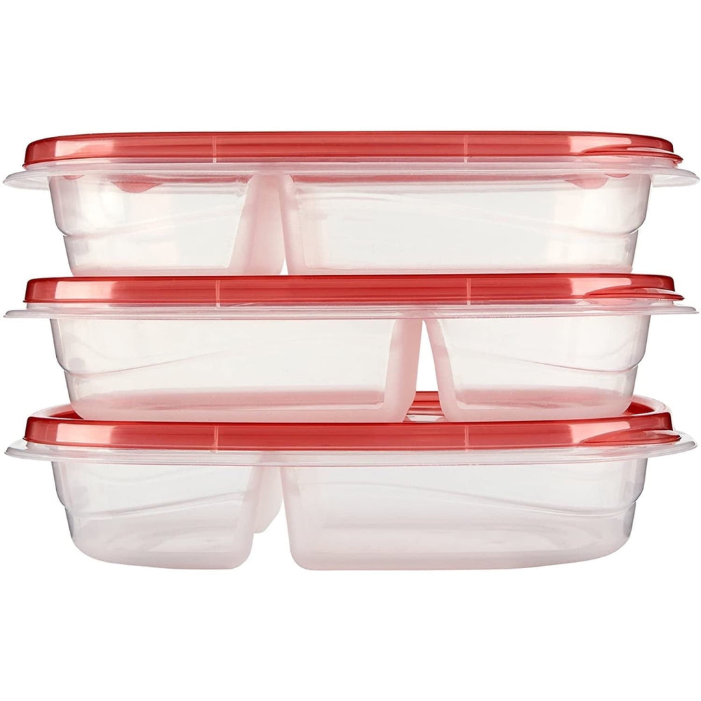 Fun Food Fidget alongs Divided Rectangular Food Storage Containers, 3.7 Cup, 3-Pack - Deliciously Soft Cupcake Sensory Glob Detail