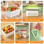 Sweet Treat Shaped 5 Pack Fruit Storage Containers for Fridge with Removable Colanders and Lids, 5 in 1 Leakproof Fridge Organizer Bins ... - Deliciously Soft Cupcake Sensory Glob Detail